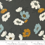Printed Cotton Poplin - Woodland Wildflowers - Bloom Florals - Soot