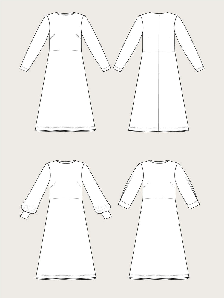 The Assembly Line - Multi-sleeve midi dress