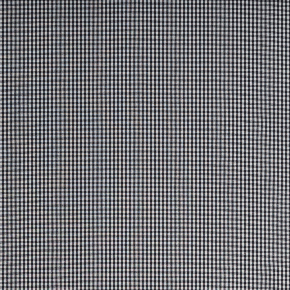 Wide Cotton Gingham - Black/White 3mm