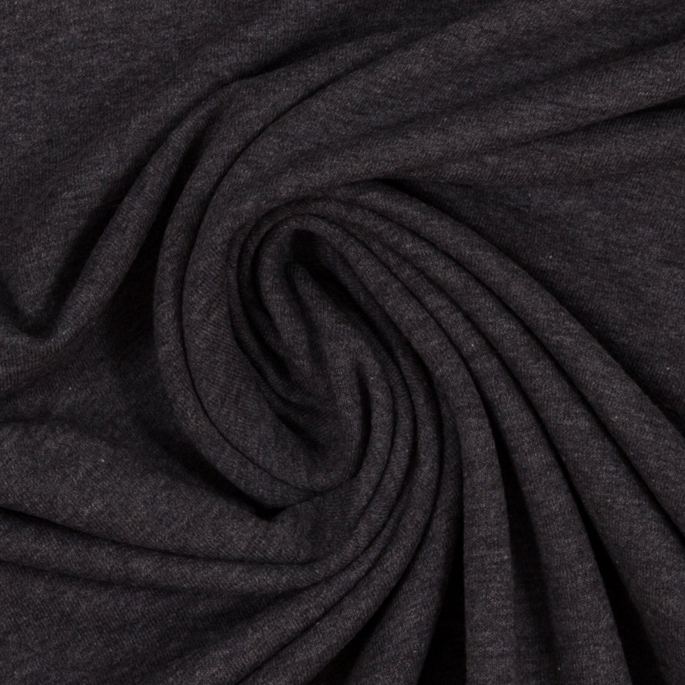 melange soft cotton stretch jersey fabric