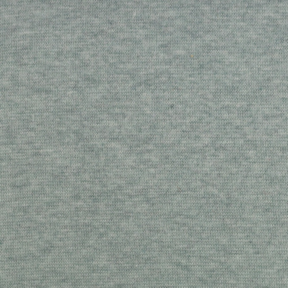 Cotton Sweatshirt Ribbing - Mint Melange