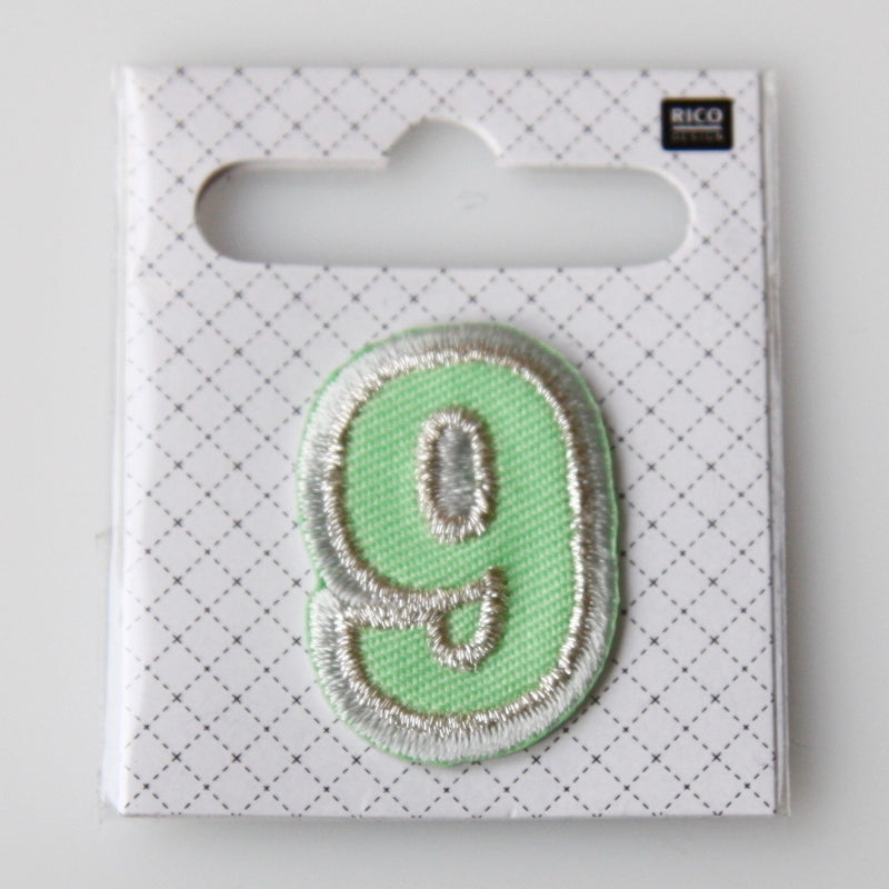 Iron-On Number Patch - 9