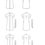McCall's 8030 - Shirt Dresses & Belt #JosieMcCalls