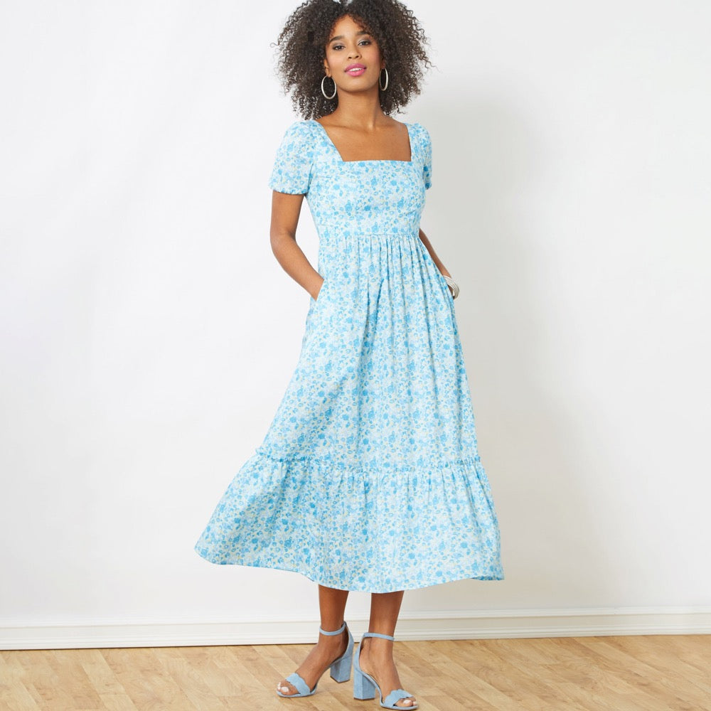 New Look Women's 6692 - Misses' Dress With Shirred Back | Adult Dressmaking 