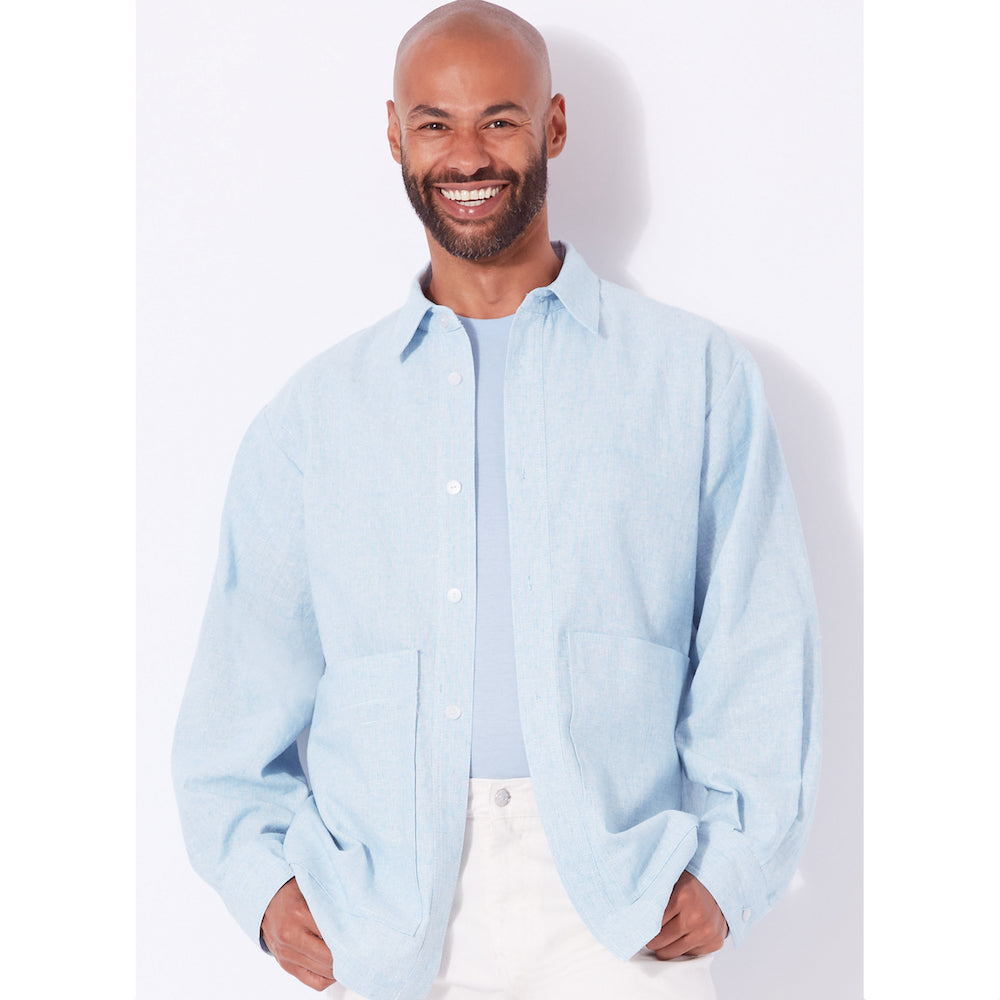 New Look 6724 - Unisex Shirt | Adult Dressmaking | Ray Stitch
