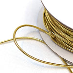 Metallic Elastic Cord 1mm - Gold