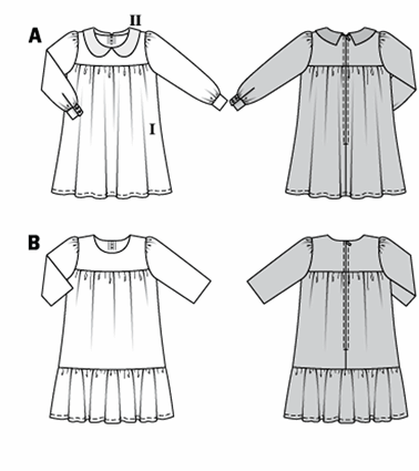 Burda Kids 9305 - Girl's Dress