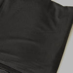 Black bamboo jersey fabric