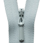 Concealed Zip - Pale Grey 574