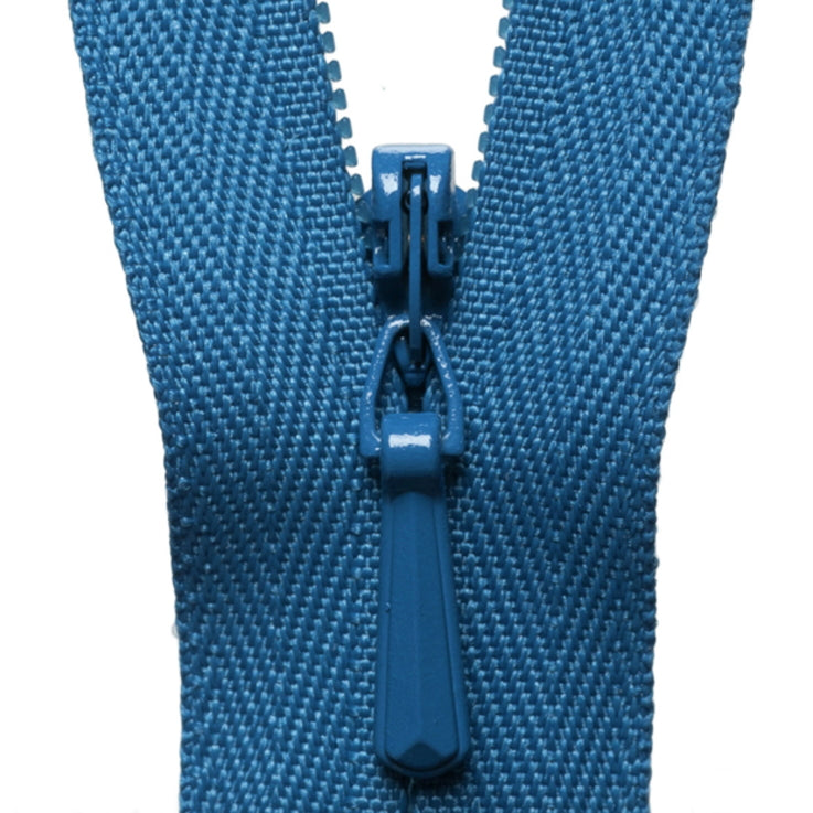 Concealed Zip - Saxe Blue 557