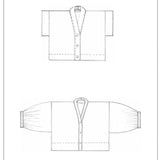 Birgitta Helmersson - Zero Waste Cropped Shirt - Size One - PDF Pattern