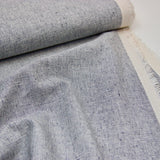 linen cotton mix medium weight fabric in charcoal grey
