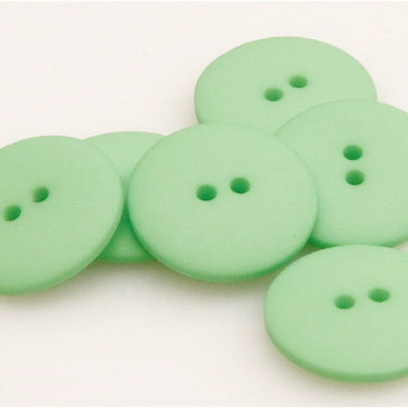 Satin Polyester Buttons - Lime Green