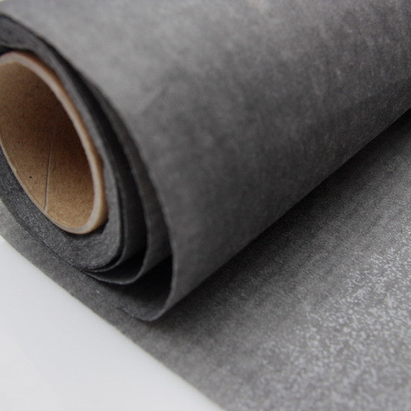 dark grey non woven fusible interfacing fabric medium