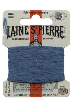 Wool Darning Thread - Enamel Blue 735