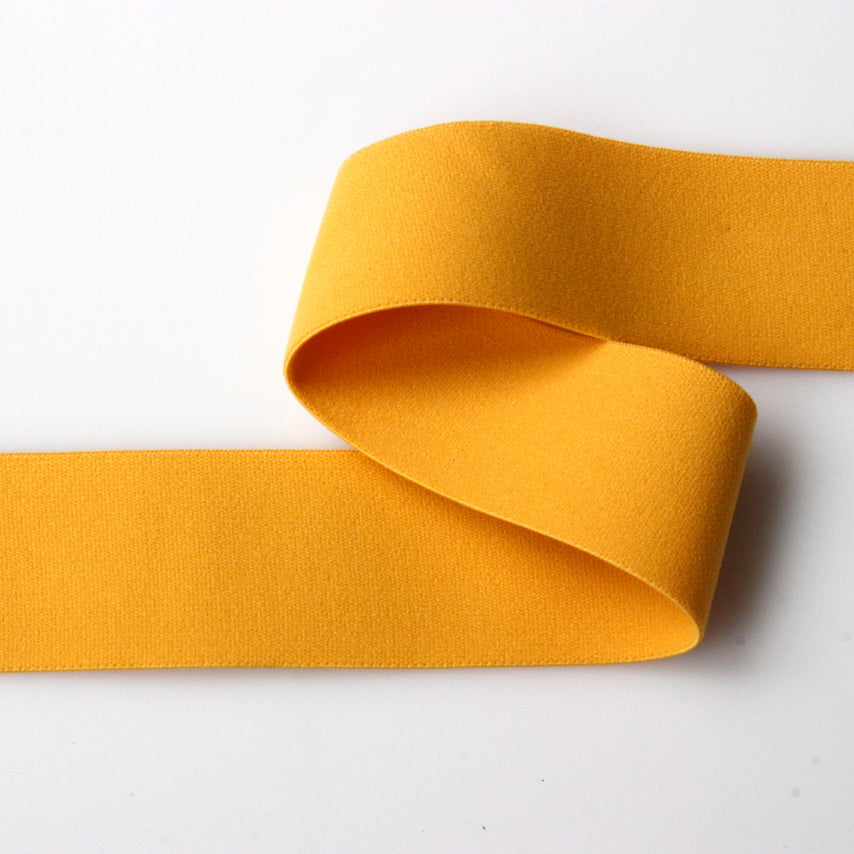 Soft Wide Belting Elastic - Yellow