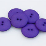 Satin Polyester Buttons - Purple