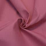 plain wide crisp cotton fabric in rose pink