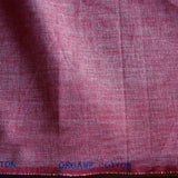 Organic Cotton Crossweave - Ruby Red