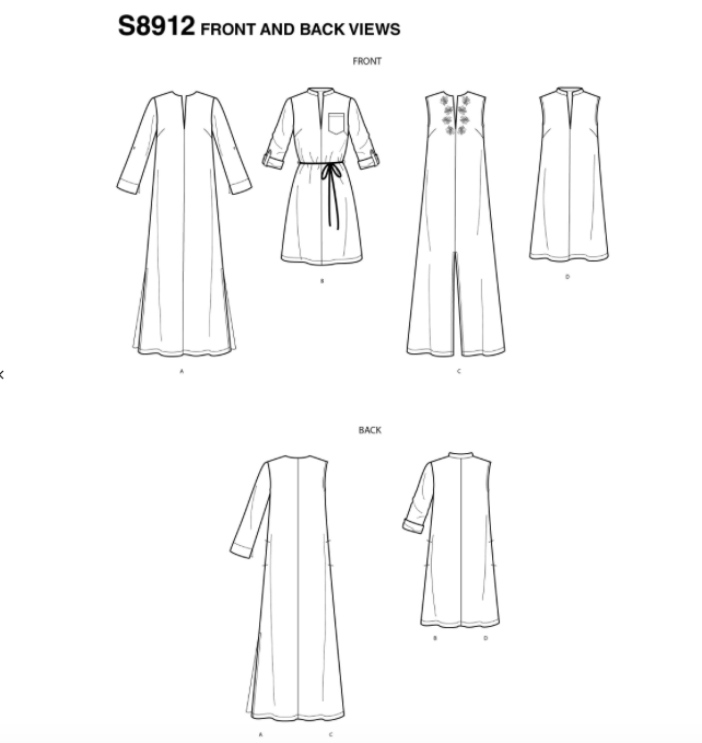 Simplicity 8912 - Holiday Dresses