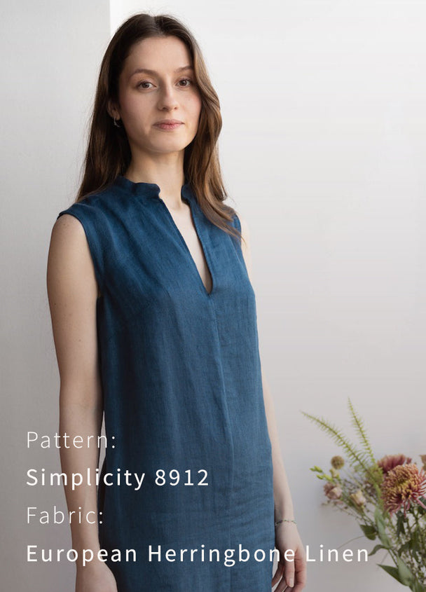 European Herringbone Linen - Iken