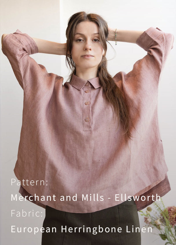 European Herringbone Linen