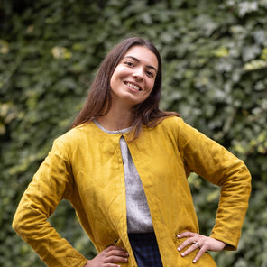 Quilted Tamarack Jacket in European Linen