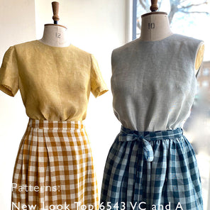 Linen - Gingham + Herringbone