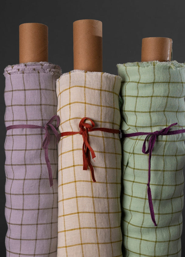 New Linen Ginghams for Spring