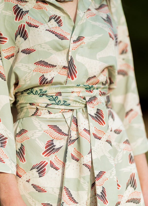 Jesse Jumpsuit in High Noon Printed Tencel
