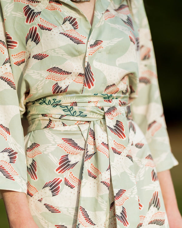 Jesse Jumpsuit in High Noon Printed Tencel