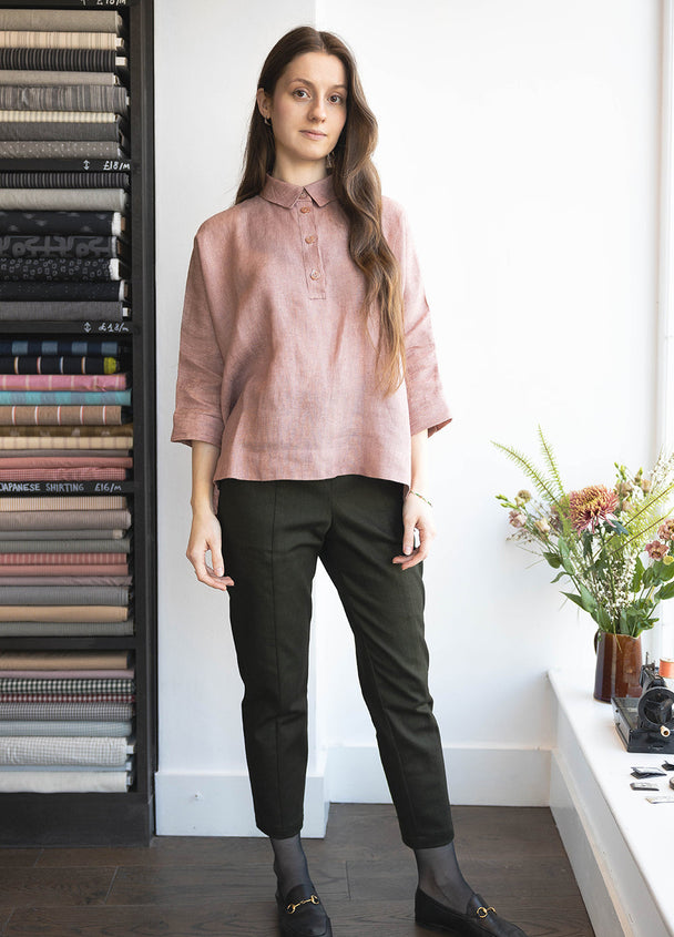 European Herringbone Linen