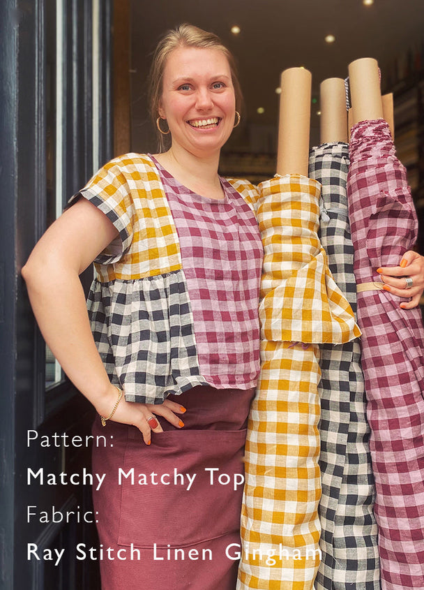 Patchwork Gingham Linen