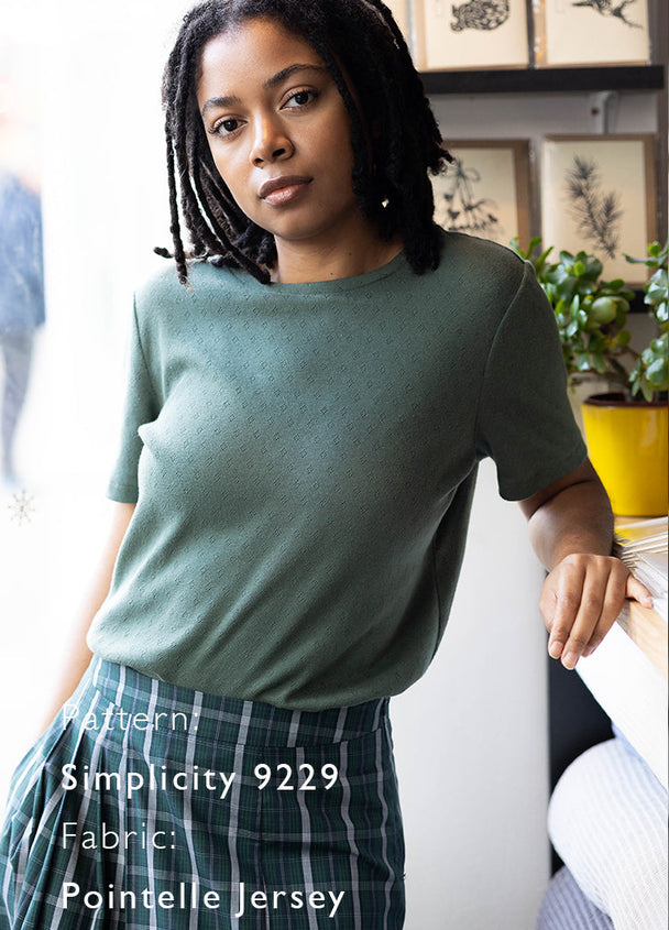 Cotton Pointelle Jersey