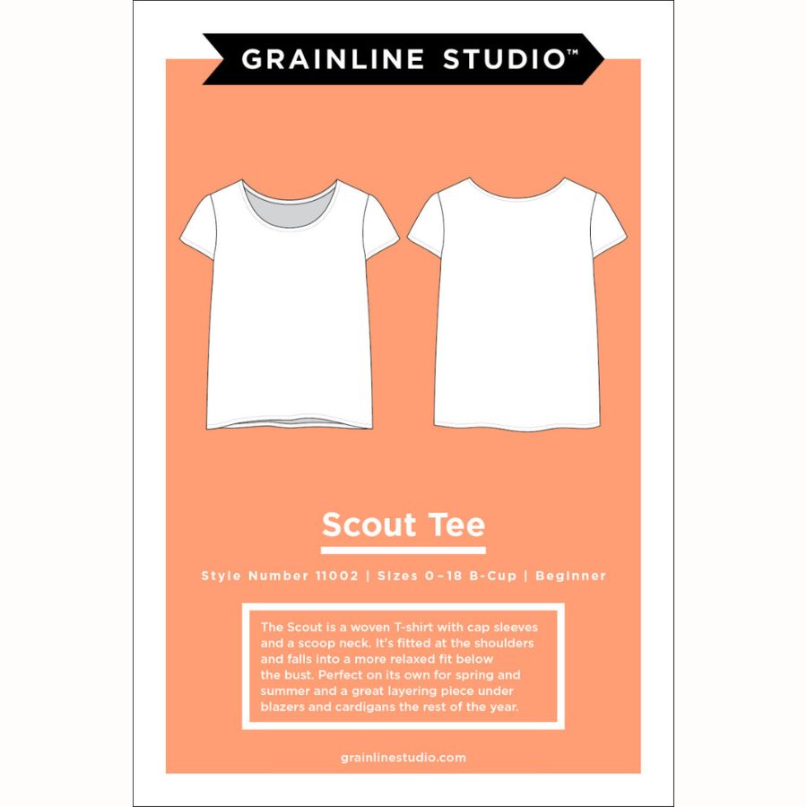 Grainline Studio - Scout Top - Sizes 0-32
