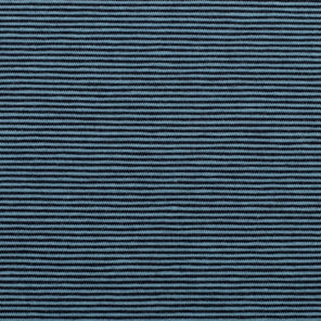 Needle Stripe Cotton Jersey - Light / Dark Blue