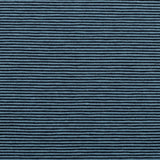 Needle Stripe Cotton Jersey - Light / Dark Blue