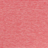 Needle Stripe Cotton Jersey - White / Red