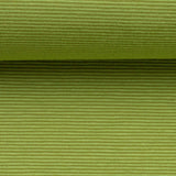 Needle Stripe Cotton Jersey - Kiwi / Chartreuse