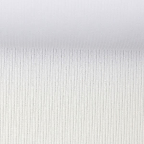 Cotton Ribbing - 011 White