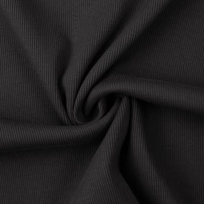Cotton Ribbing - 790 Anthracite Grey