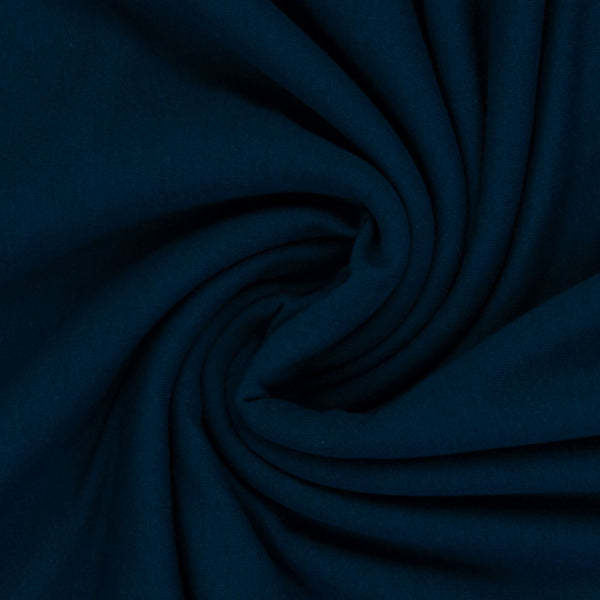 Medium Weight Cotton Loopback Jersey - Ocean