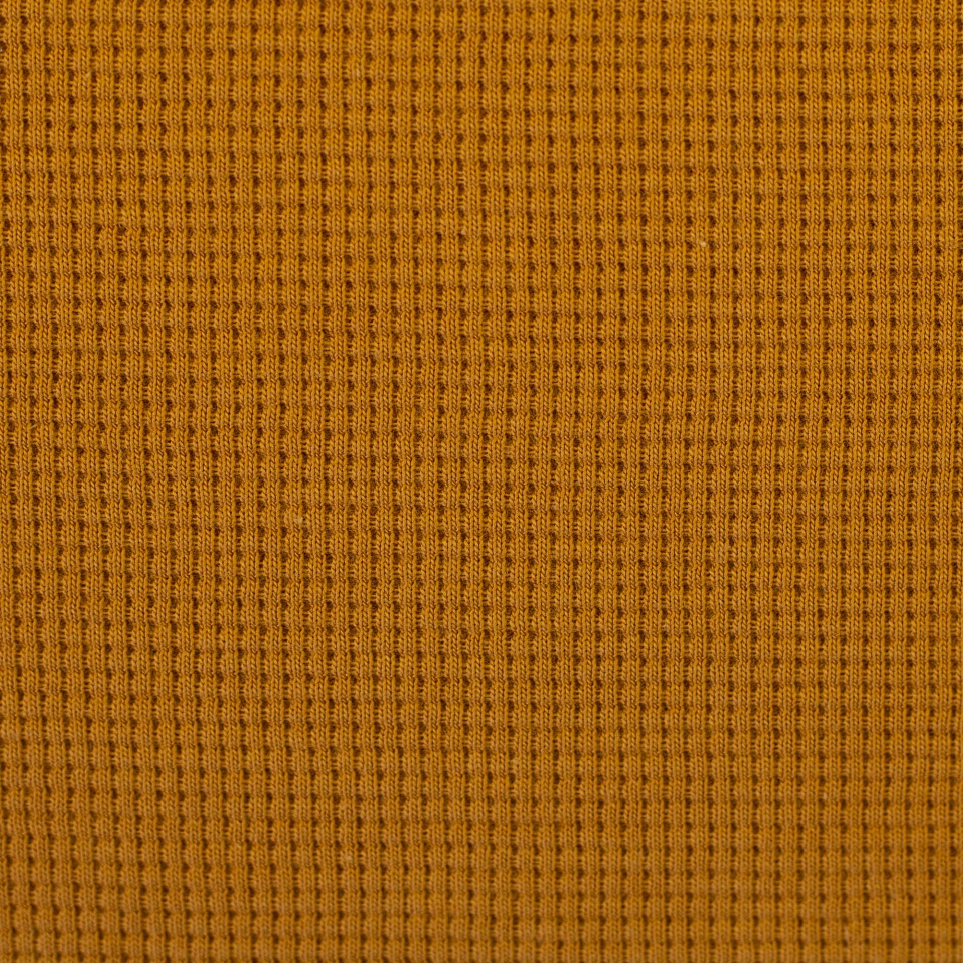 Waffle Jersey - Ochre