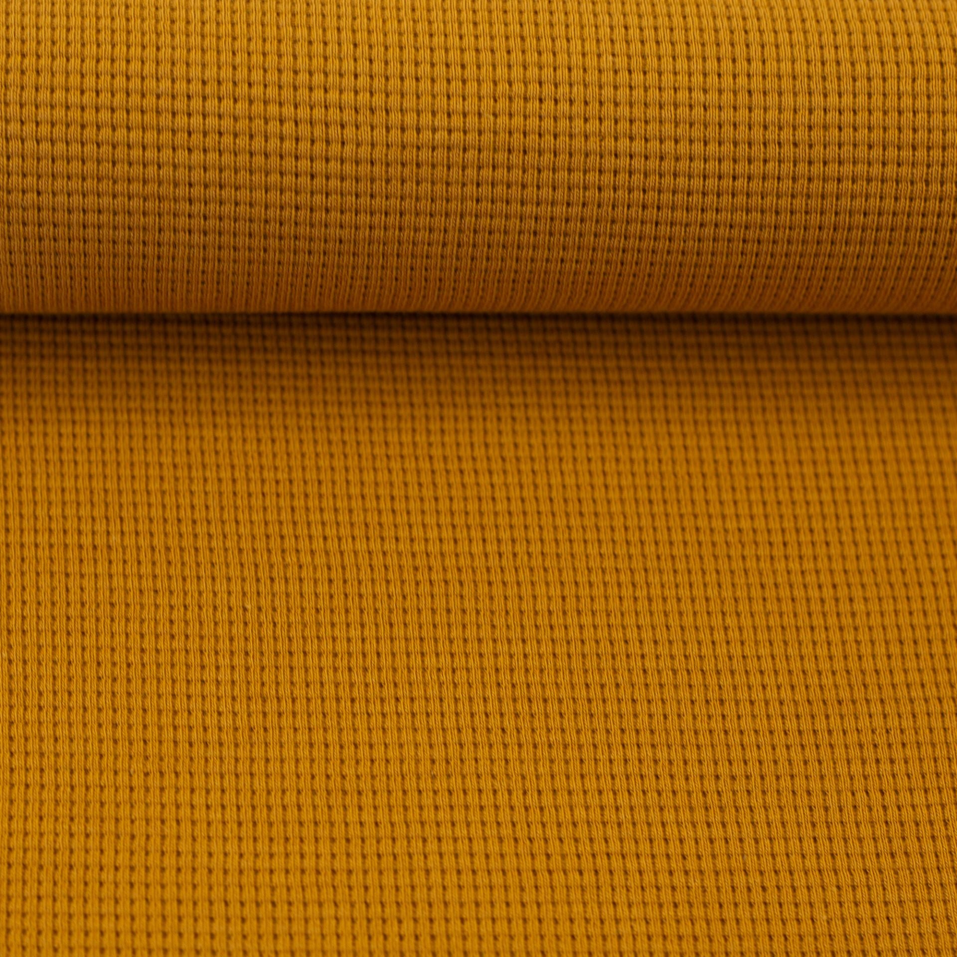 Waffle Jersey - Ochre