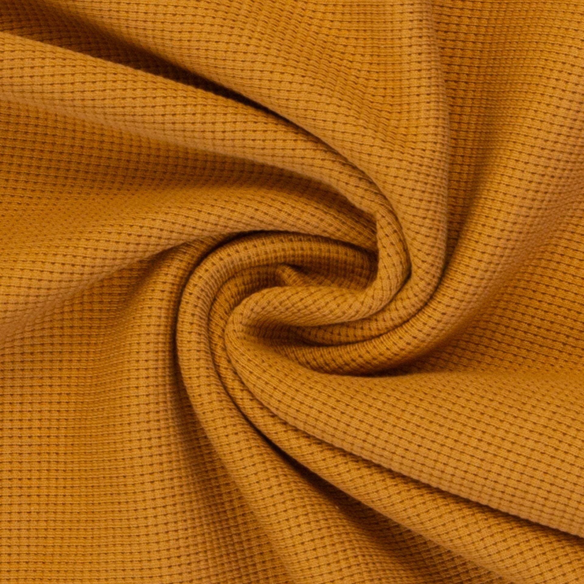 Waffle Jersey - Ochre
