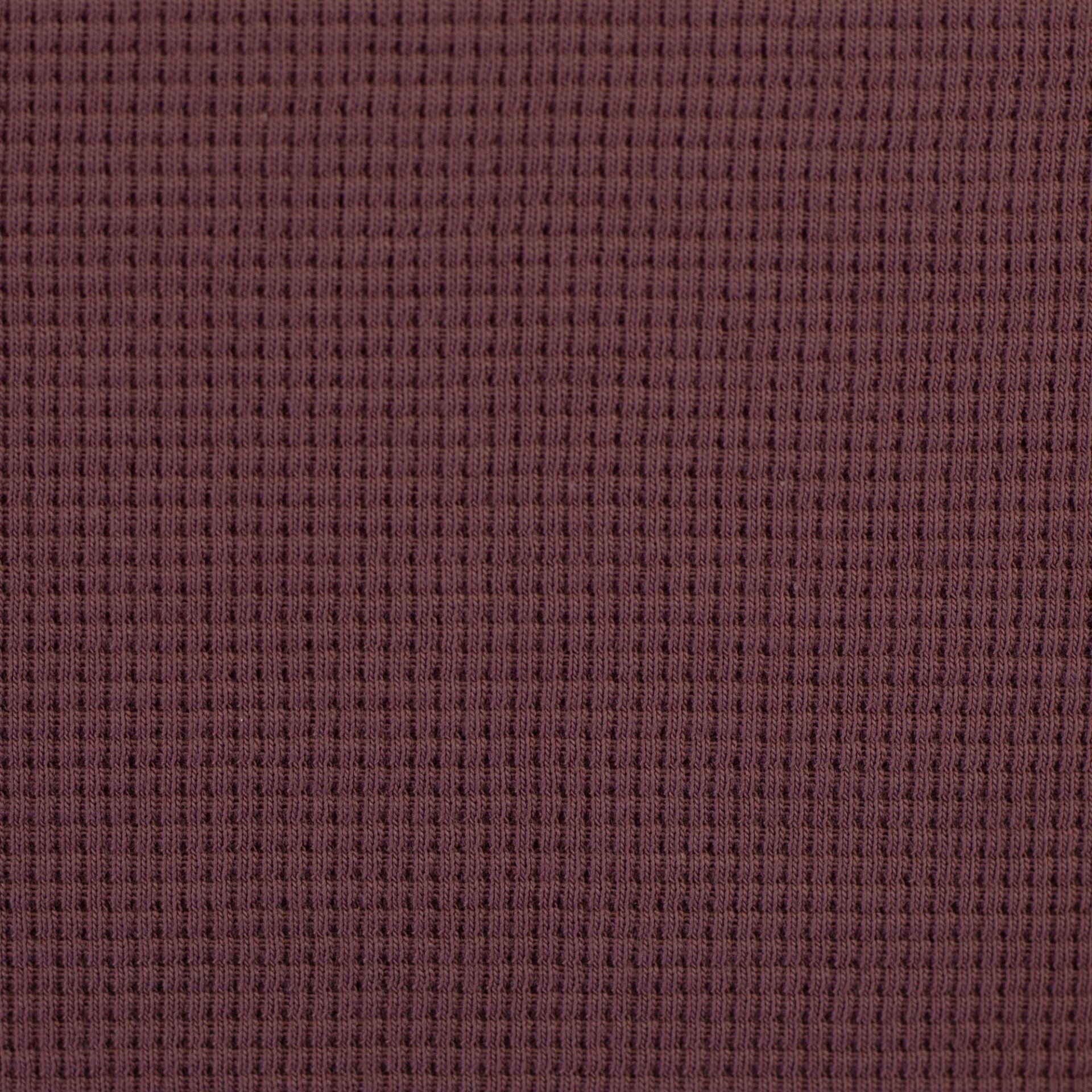 Waffle Jersey - Dark Rose