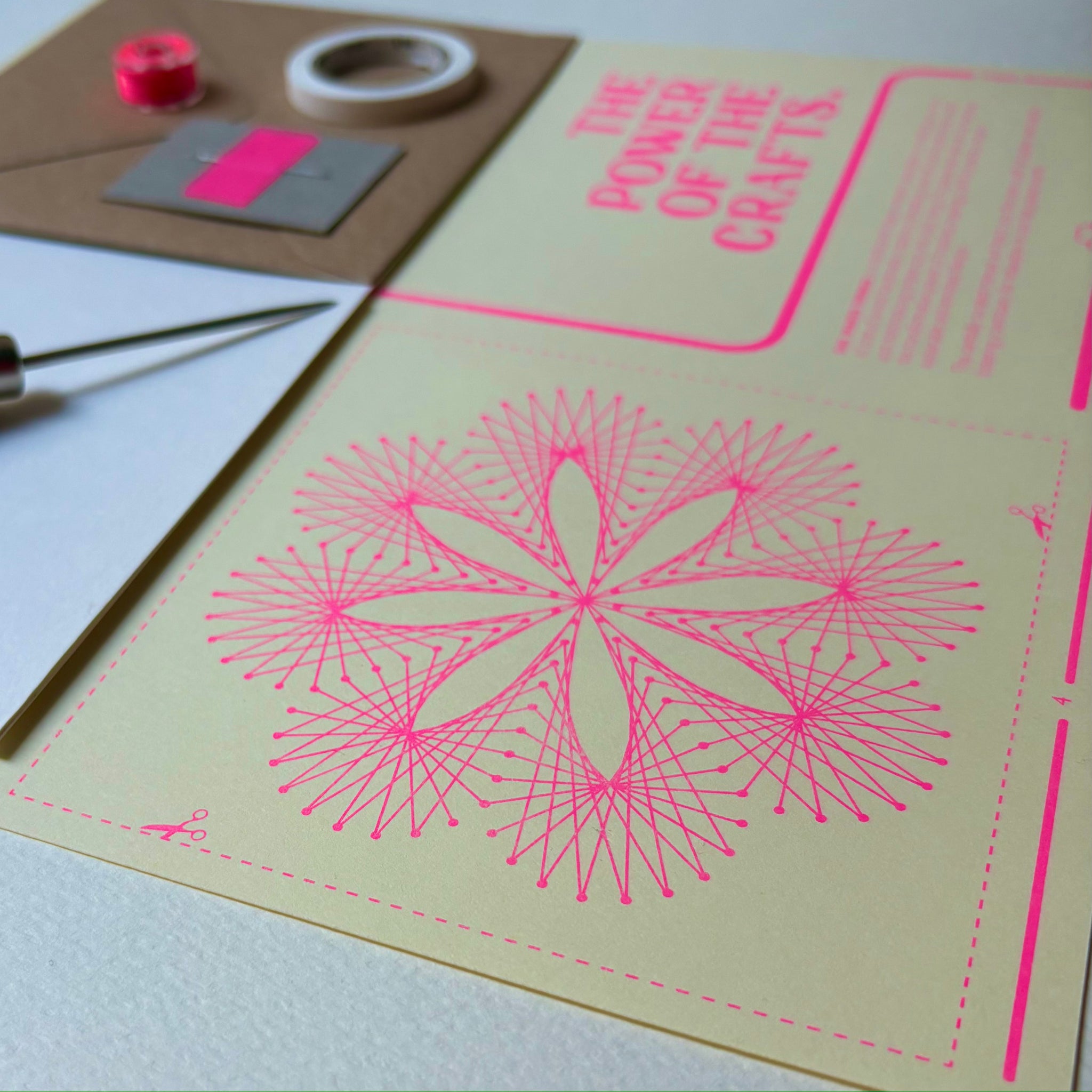 Stitch a Festive Paper Embroidery Card with She Makes Things