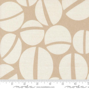 Printed Cotton Linen Mix - Urban Whisper - Sway Geometric Dots - Stone