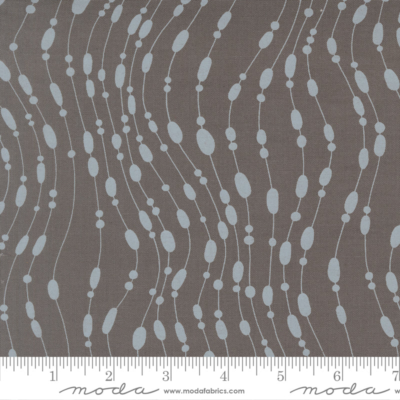 Printed Cotton Poplin - Mira - Whisper - Graphite