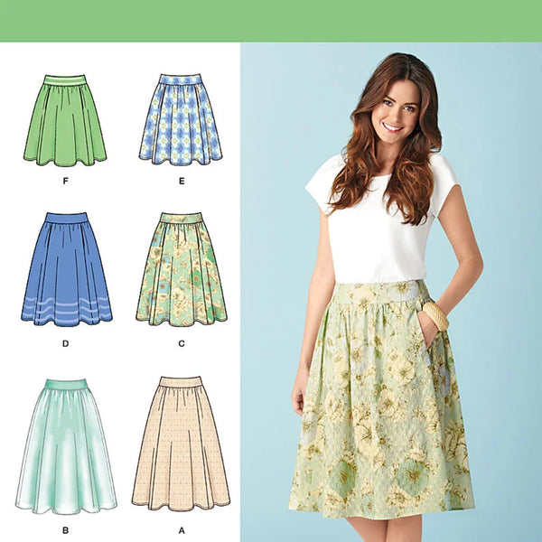 Simplicity - 1369 Misses' Skirts in Three Lengths